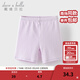 戴維貝拉（DAVE＆BELLA）兒童短褲女童安全褲洋氣中大童打底褲小孩子褲子夏裝新款童褲 豆蔻紫【DK2240612-A】 110 cm（建議身高100-110cm）