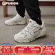 FILA FUSION斐樂(lè )女鞋潮牌文化籃球鞋休閑鞋情侶運動(dòng)鞋斐樂(lè )男女鞋 燕麥色-OM【情侶】 38