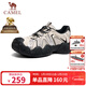 駱駝（CAMEL）云山1代網(wǎng)面戶(hù)外秋徒步登山休閑丑萌鞋女 G25S076104 米/銀/黑 38