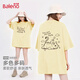 班尼路（Baleno）潮流短袖t恤女2026年夏季新款寬松貓咪印花半袖衫女裝純棉上衣服