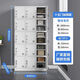 寶都更衣柜帶隔板 鋼制工廠(chǎng)員工雙層上下空間鞋柜車(chē)間儲物柜 鐵皮衣柜 15門(mén)帶隔板 實(shí)用款