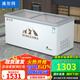 冰爾瑪冰柜商用大容量冷柜冰箱冷藏展示柜雪糕柜超市點(diǎn)菜柜保鮮全冷凍兩用透明玻璃臥式島柜家用 1.6米雙門(mén)【豪華款】
