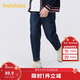 巴拉巴拉童裝男童長(cháng)褲兒童褲子2025春裝彈力牛仔褲時(shí)尚百搭潮209125108102