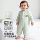 安茵兒空氣層夾棉保暖嬰兒衣服寶寶春秋純棉長(cháng)袖連體衣新生兒哈衣爬服