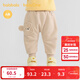 巴拉巴拉balaOne寶寶褲子長(cháng)褲2025冬新款加絨嬰兒pp褲保暖可愛(ài)萌 駝色熊50017 90