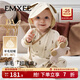 嫚熙（EMXEE）嬰兒連體衣羊毛發(fā)熱絨連身衣寶寶衣服保暖哈衣 躲躲兔【中暖款】適合5~15℃ 66cm  【3-6個(gè)月，建議體重6.8-8.9kg】