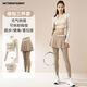 VICTORIATOURIST瑜伽服套裝女秋冬健身服跑步運動(dòng)套裝普拉提帶胸墊撞色訓練服L