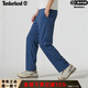添柏嵐（Timberland）褲子男休閑褲秋冬新款戶(hù)外運動(dòng)長(cháng)褲舒適透氣寬松直筒工裝褲 A6C2GEYO/海藍色 36 /180/92A