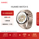 HUAWEI WATCH 5 42mm高端款爍金色904L不銹鋼表殼晨曦金鈦金屬表帶首創(chuàng  )X-TAP智感窗eSIM通信華為智能手表