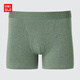 優(yōu)衣庫男裝針織短褲/普通腰男士?jì)妊?6春夏新款487650 54 綠色 L