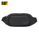 卡特（CAT）腰包胸包潮單肩包大學(xué)生硬殼運動(dòng)斜跨小包 男女 黑色 84267 禮物
