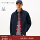 Tommy Hilfiger【休閑立領(lǐng)】男裝拼色鑲邊口袋通勤商務(wù)行政單夾克外套
