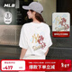 MLB男女同款新年生肖馬印花防曬短袖T恤26春新款3ATSQ0261-50IVS-XL