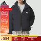 阿迪達斯（adidas）羽絨服女裝 2025新款秋冬保暖立領(lǐng)羽絨外套時(shí)尚戶(hù)外防風(fēng)運動(dòng)服 KH3974 黑色 L