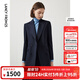 朗姿【Basic衣櫥】羊毛正裝氣質(zhì)西服女秋秋新款西裝外套設計感 暮色藏藍色4 L