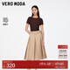 VEROMODA半身裙女2025新款A擺優(yōu)雅中長(cháng)裙時(shí)尚通勤325216007 淺卡其色 XL