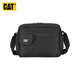 卡特（CAT）郵差包單肩斜挎包13英寸ipad包通勤戶(hù)外多口袋潮大容量 黑 84557