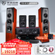 天逸（Winner）TD-8 童笛8號 家庭影院套裝5.1音響組合 家用功放k歌音響套裝 TD-8 (5.0聲道)+功放