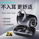 GEKARICK品牌藍牙耳機藍牙5.3不入耳掛耳開放式運動健身觸控創(chuàng)新長續(xù)航藍牙適用安卓蘋果耳機 魅力黑