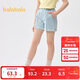 巴拉巴拉童裝兒童短褲女童2025夏裝牛仔休閑中大童褲子208225110002