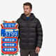 巴塔哥尼亞（Patagonia）男士Fitz Roy 800蓬羽絨服秋冬戶(hù)外連帽防寒服 85500 BLK黑色 XL