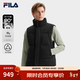 FILA 斐樂(lè )官方男士羽絨馬甲冬新款簡(jiǎn)約百搭保暖基礎立領(lǐng)外套 正黑色-BK L L 175/96A