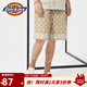 Dickies短褲 男純棉個(gè)性L(fǎng)ogo印花潮下裝短褲夏日膠囊10575 沙色搭配圖案滿(mǎn)印 （寬松版型） XL