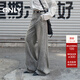 ONLY秋季時(shí)尚寬松高腰闊腿褲長(cháng)褲牛仔褲女|124432065 J08 淺牛仔灰 S (160) 64A