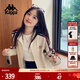 卡帕（Kappa）背靠背運動(dòng)外套女款2025新款復古針織撞色開(kāi)衫衛衣女潮K0E62WK01D