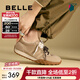 百麗（Belle）彩虹豆復古德訓鞋女低跟輕便運動(dòng)風(fēng)休閑鞋B2085AM5 杏色 37 (235mm)