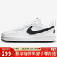 耐克NIKE大童休閑鞋 COURT BOROUGH 運動(dòng)鞋女子DV5456-104白 37.5