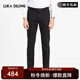 路卡迪龍【加厚】秋冬新款加厚保暖經(jīng)典棉牛仔褲男 黑色 36