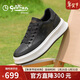 金利來(lái)（Goldlion）男鞋25春季新品板鞋厚底增高舒適百搭休閑鞋G578510344AAE黑42