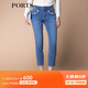 PORTS寶姿女裝秋冬新品牛仔長(cháng)褲SM9P006NZD007 牛仔藍 M (6)