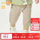 巴拉巴拉童裝寶寶褲子男童嬰兒長(cháng)褲運動(dòng)褲簡(jiǎn)約時(shí)尚柔軟舒適氣質(zhì) 白黃色調00313 90