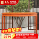 東成紅木家具緬甸花梨（學(xué)名：大果紫檀）實(shí)木條案 中式雙層客廳走廊玄關(guān)桌供桌佛臺香案裝飾桌 橙色 126*38*81cm