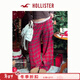 HOLLISTER【經(jīng)典爆款】美式法蘭絨LOGO格子褲25秋冬女裝346-5098 紅色格子 M 165/74A 標準版