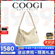 COOGI包包女士輕奢品牌高端時(shí)尚單肩手提包女款頭層牛皮2026年生日禮物 米白