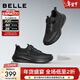 百麗（Belle）厚底休閑健步鞋男2025秋季新戶(hù)外潮搭運動(dòng)鞋A2048CM5 黑色-單里 42