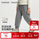 巴拉巴拉balaOne寶寶長(cháng)褲加絨運動(dòng)束腳褲男女童2025冬季褲子209425108211