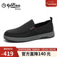 金利來(lái)（Goldlion）男鞋時(shí)尚個(gè)性透氣布鞋輕便舒適休閑鞋50021033201A-黑色-41碼