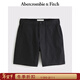 Abercrombie & Fitch【百搭多口袋】美式百搭通勤西裝短褲25夏季男裝128-5037 黑色 33 W(180/84A)