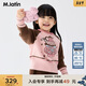 馬·拉?。∕.Latin）馬拉丁童裝兒童毛衣25冬裝新款女小童冰淇淋提花圓領(lǐng)毛衣