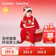 巴拉巴拉【balaOne】童裝新生兒充棉連體衣紅色新年拜年服寶寶衣