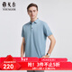 雅戈爾（YOUNGOR）POLO衫男士春夏青年男短袖POLO衫VSZS533110FFA VSZS533112HCA藍色 2XL