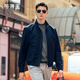 布先生哈靈頓立領(lǐng)夾克外套長(cháng)袖男2026早春新品時(shí)尚簡(jiǎn)約百搭防風(fēng)BT16998 深海藍 XL (180)