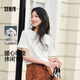 森馬（Semir）[商場(chǎng)同款]短袖T恤女小狗刺繡夏季2025寬松衣服休閑101325100092