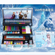 迪士尼（Disney）畫(huà)筆160件兒童繪畫(huà)女孩生日禮物幼兒園小學(xué)生繪畫(huà)禮盒水彩筆畫(huà)筆開(kāi)學(xué)禮物 冰雪奇緣畫(huà)本套裝