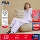 斐樂(lè )FILA【套裝】?jì)和l衣衛褲2025冬季新款男女中大童休閑兩件套 櫻花淺粉-PK 130