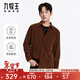 九牧王燈芯絨襯衫外套男秋冬長(cháng)休閑襯衫男士襯衣 時(shí)尚版+棕色+TC3DV50329 54 (185) 104A